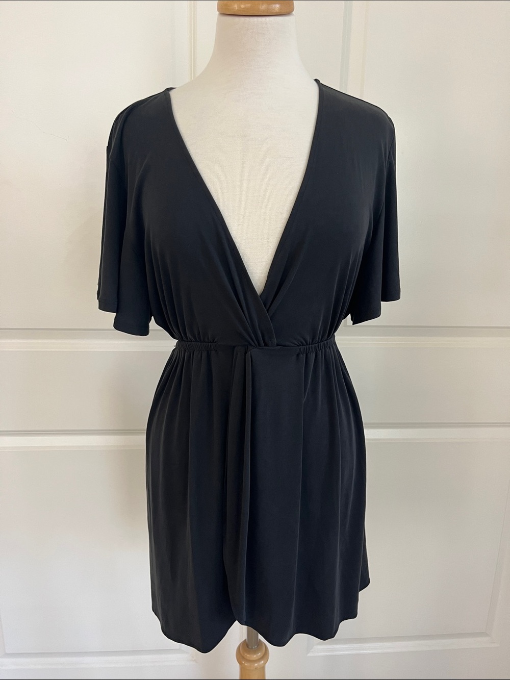 l*space Lana Black Swim Cover-Up Size Small